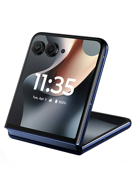 Motorola razr+ 2025 - AT&T PREPAID - Midnight Blue  (Product view 7)