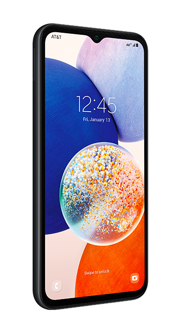 Samsung Galaxy A14 5G - AT&T PREPAID - Black  (Product view 3)