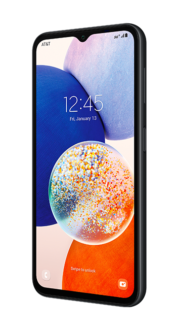 Samsung Galaxy A14 5G - AT&T PREPAID - Black  (Product view 4)