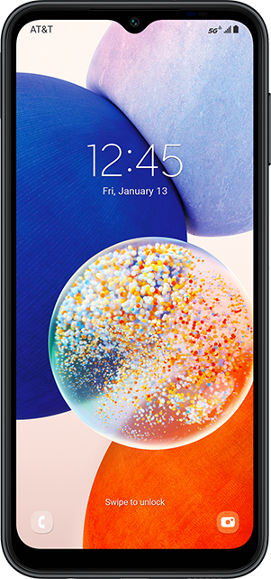 Samsung Galaxy A14 5G - AT&T PREPAID - Black  (Product view 2)