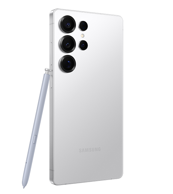 Samsung Galaxy S25 Ultra - Titanium Whitesilver  (Product view 4)