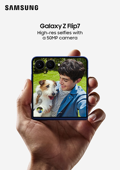 Samsung Galaxy Z Flip7 - Jetblack  (Product view 7)