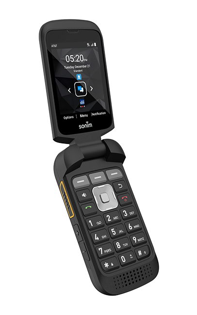 Sonim XP3plus (No Camera) - AT&T PREPAID - Black  (Product view 3)