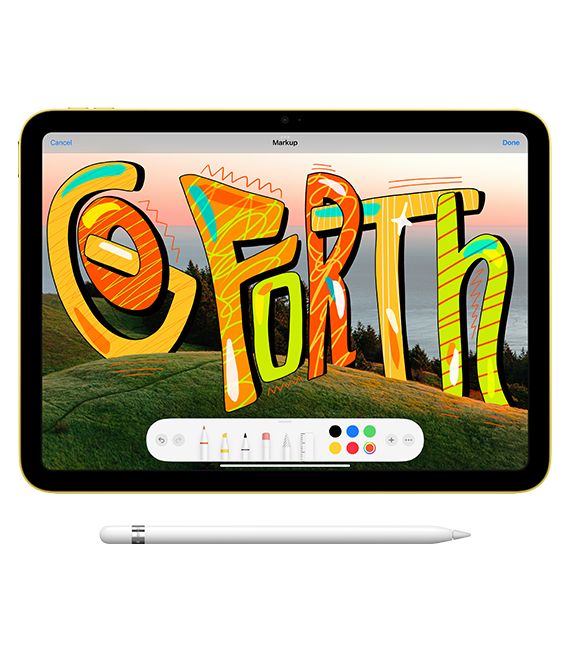 Apple iPad 10th Generation (2022) - Silver  (Product view 5)