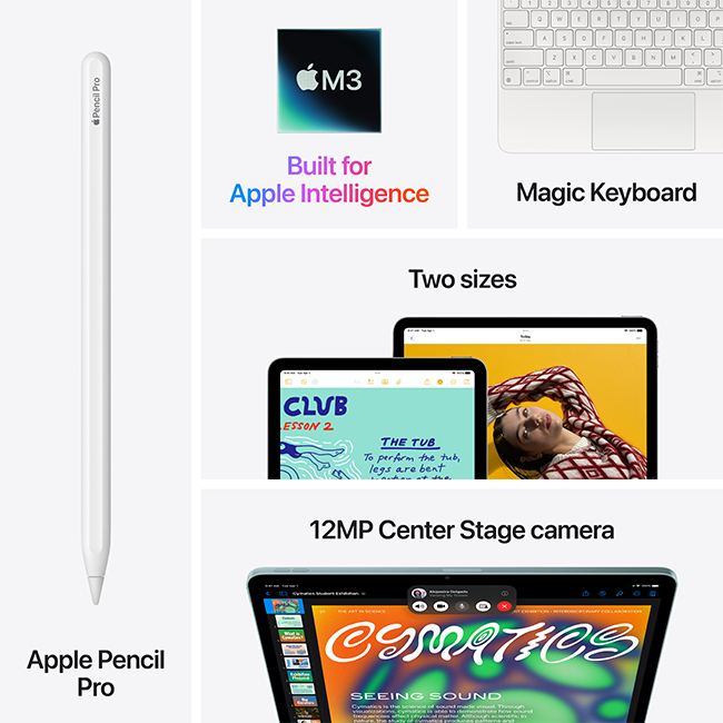 Apple iPad Air 11-inch (M3) 2025 - Space Gray  (Product view 9)
