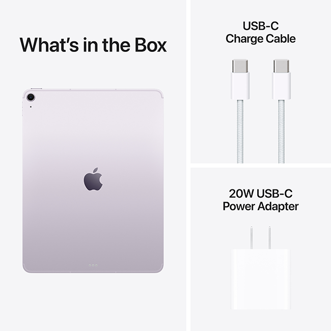 Apple iPad Air 13-inch (M3) 2025 - Purple  (Product view 10)