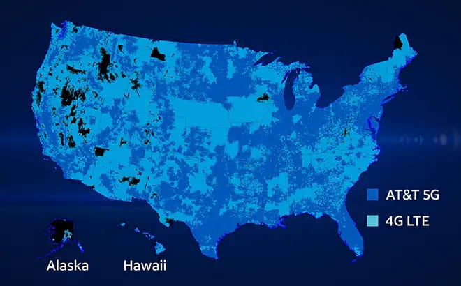 Wireless 5G network